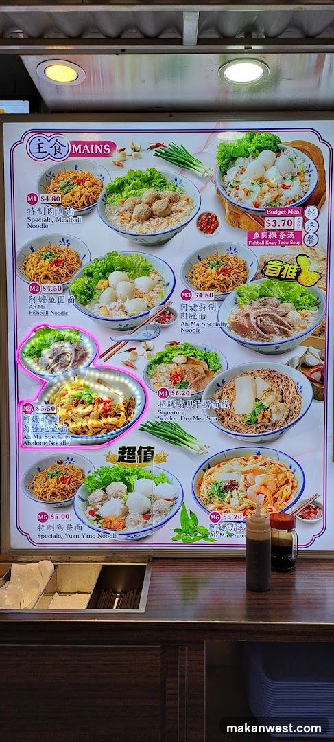 Noodle Shop Menu Board