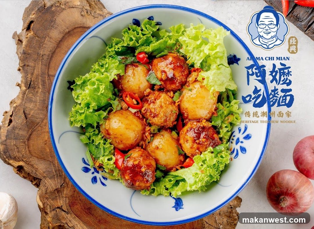 Traditional Teochew Noodle Shop Advertisement