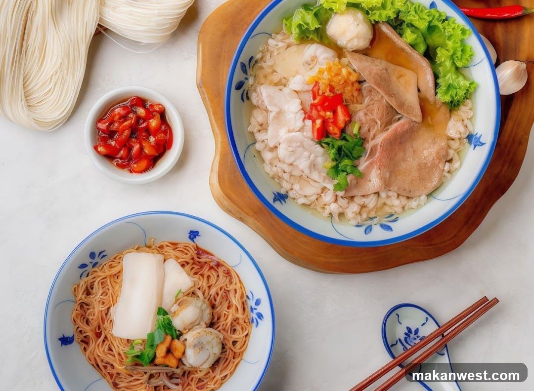 Noodle Bowls with Garnishes