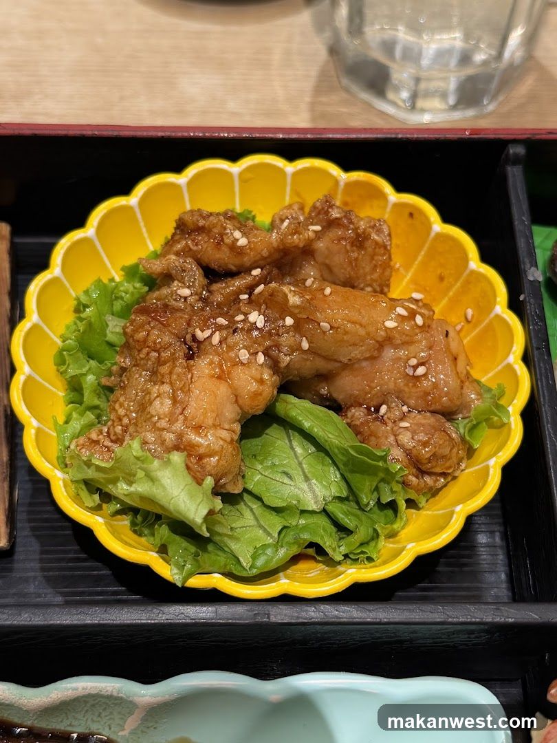Sesame Chicken with Lettuce