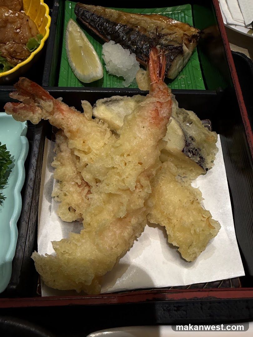 Japanese Tempura and Grilled Fish Set