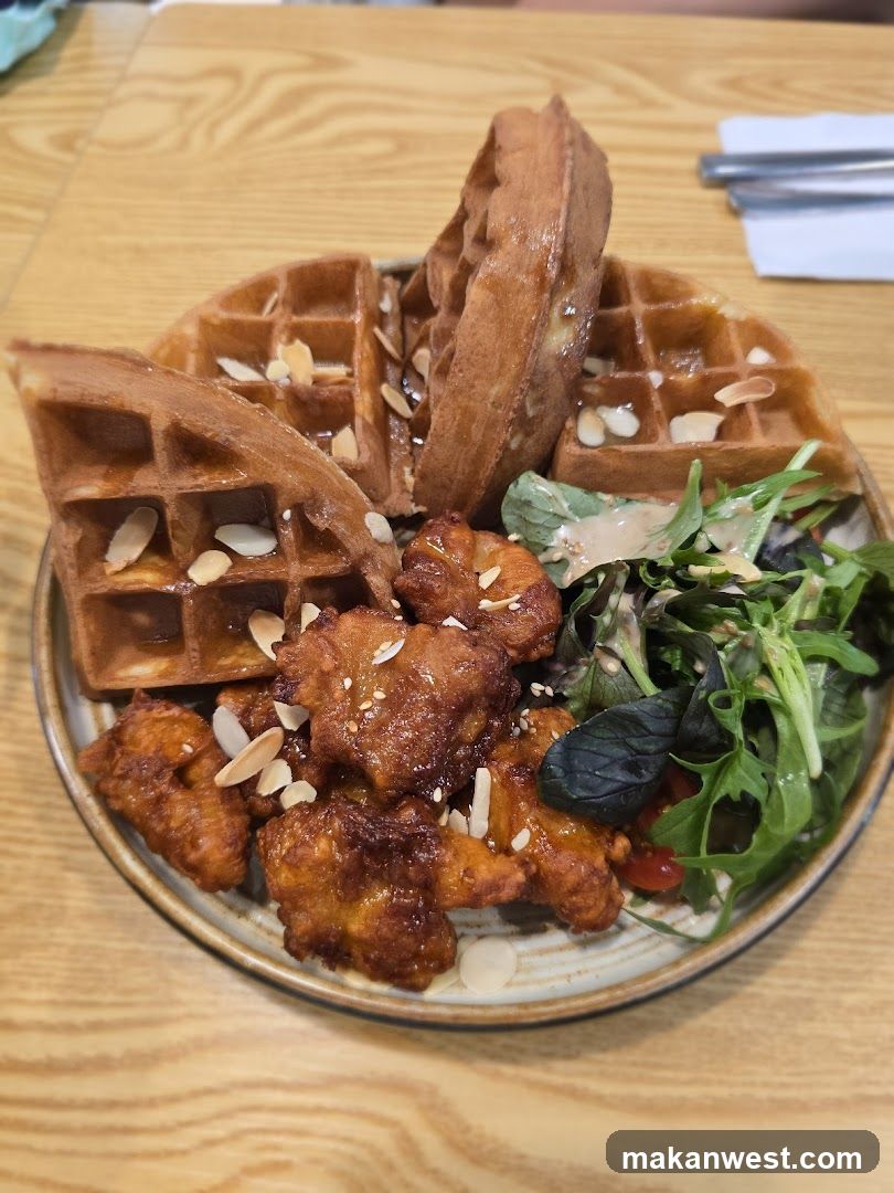 Waffle and Fried Chicken Dish