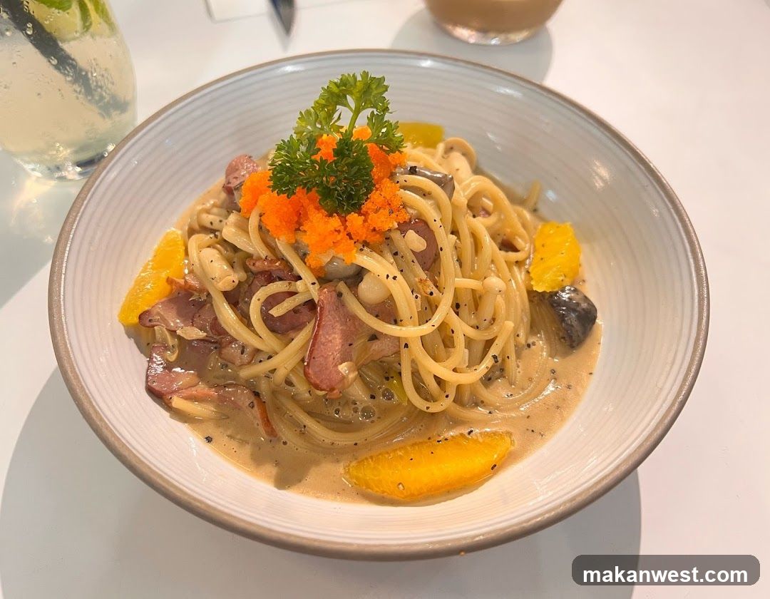 Pasta Dish with Garnish