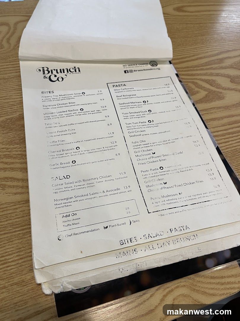 Brunch & Co Menu
