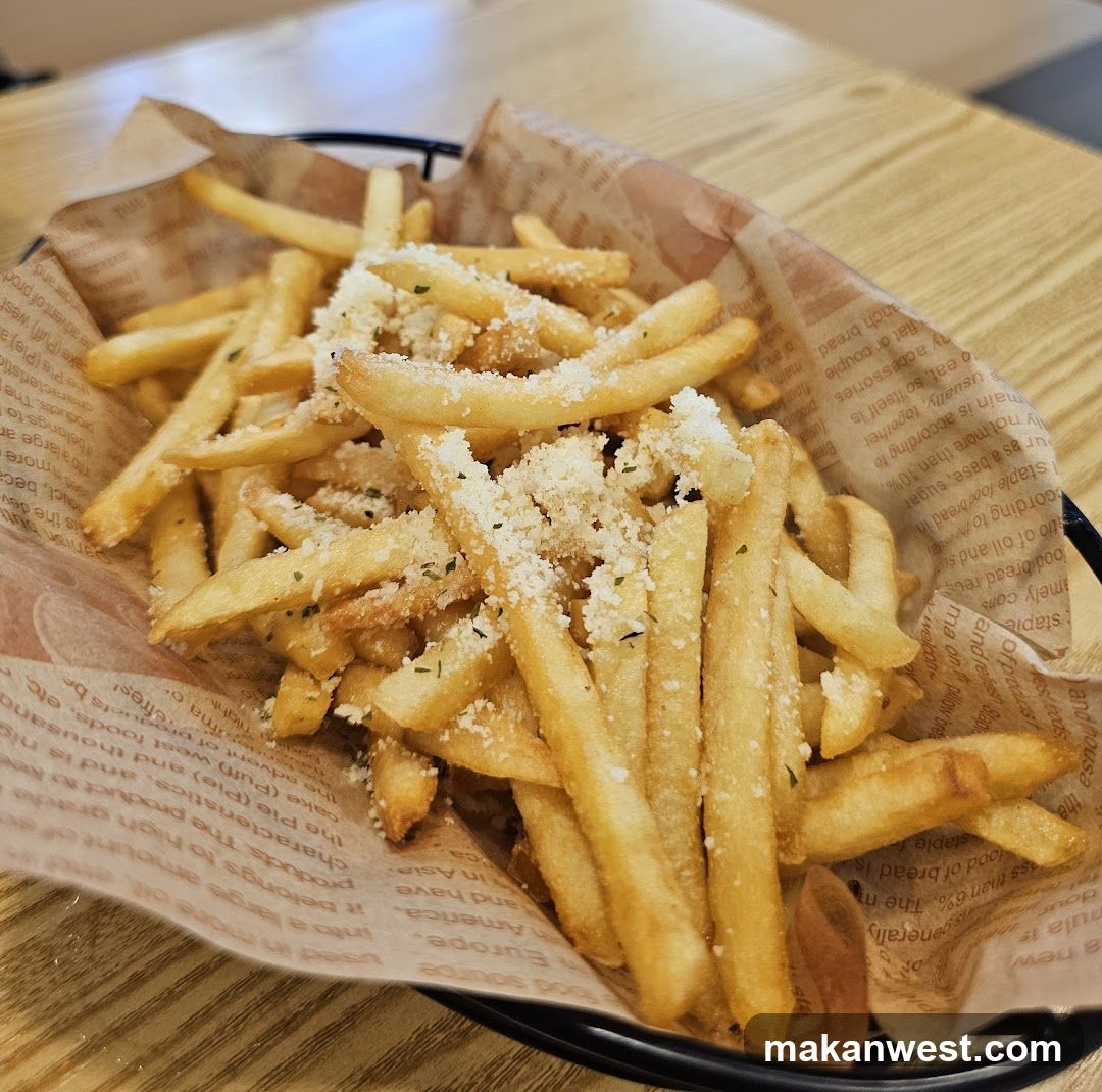 Fries with Cheese and Herbs
