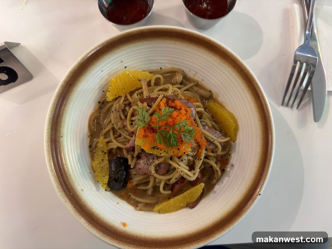 Pasta Dish with Toppings