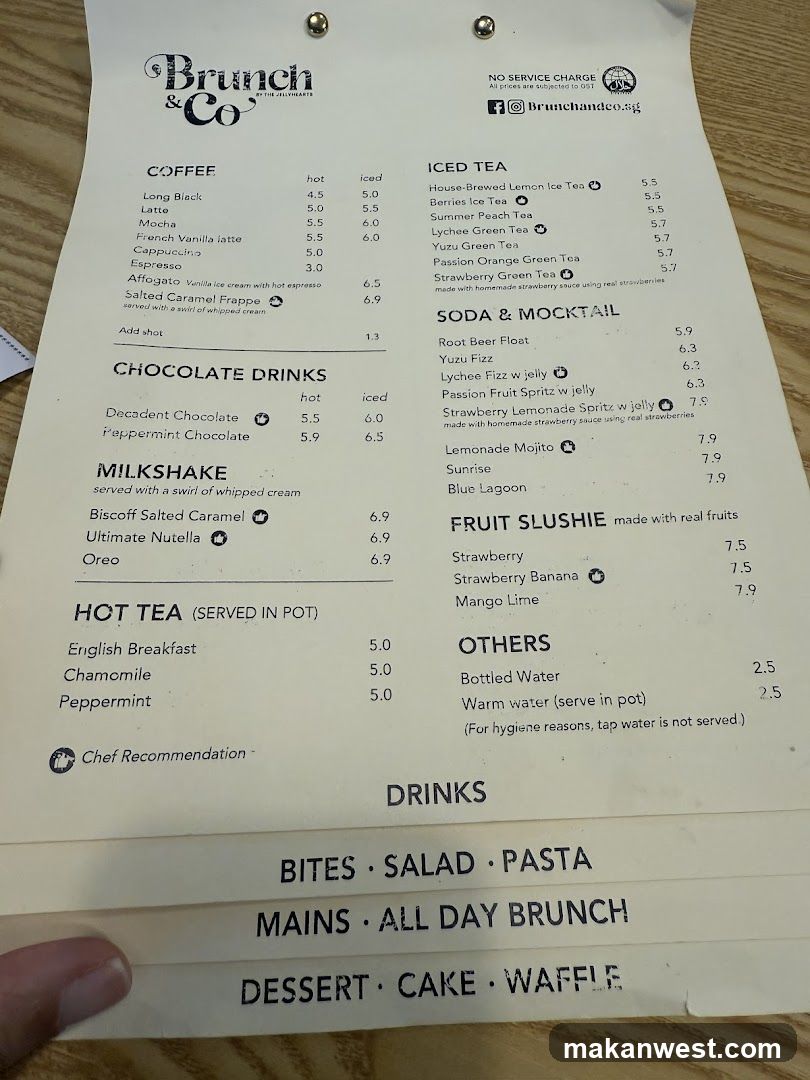 Brunch & Co Menu