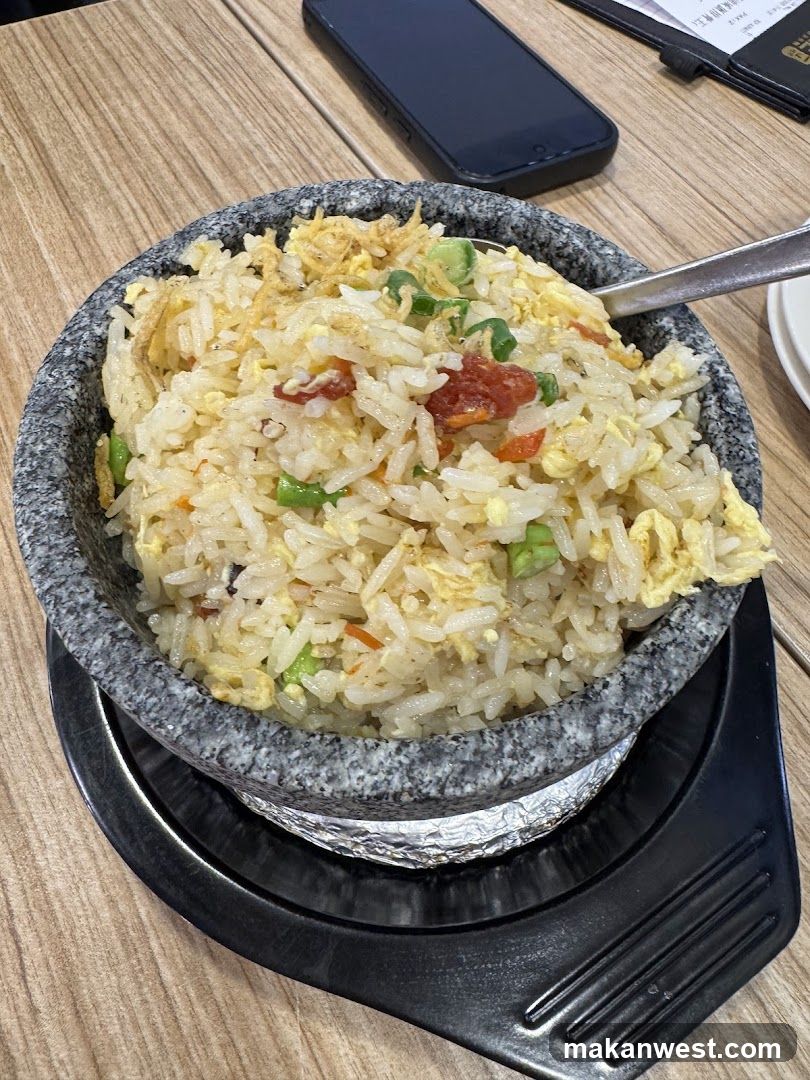 Fried Rice in Stone Bowl
