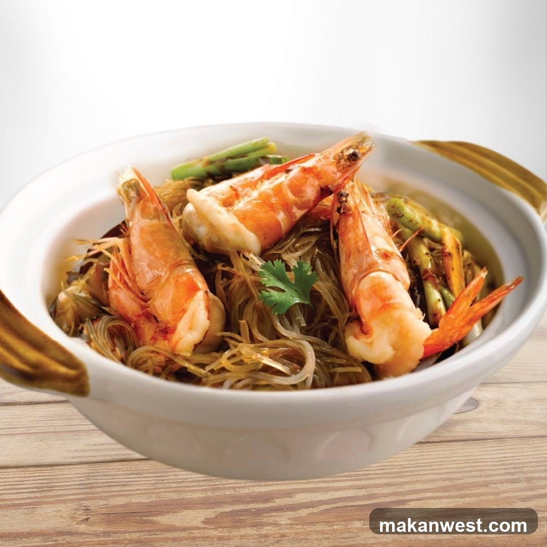 Shrimp and Glass Noodle Dish