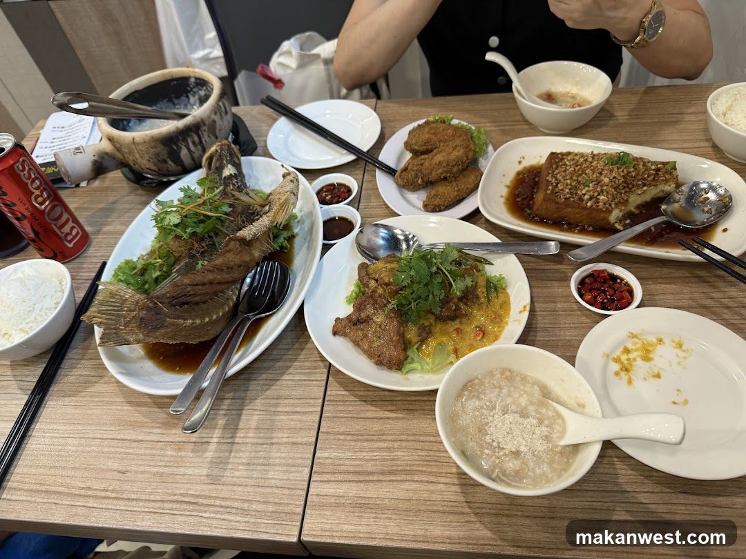 Dining Table with Chinese Cuisine