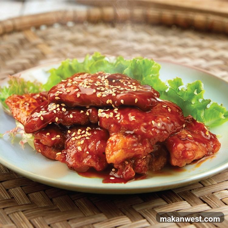 Glazed Chicken with Sesame Seeds