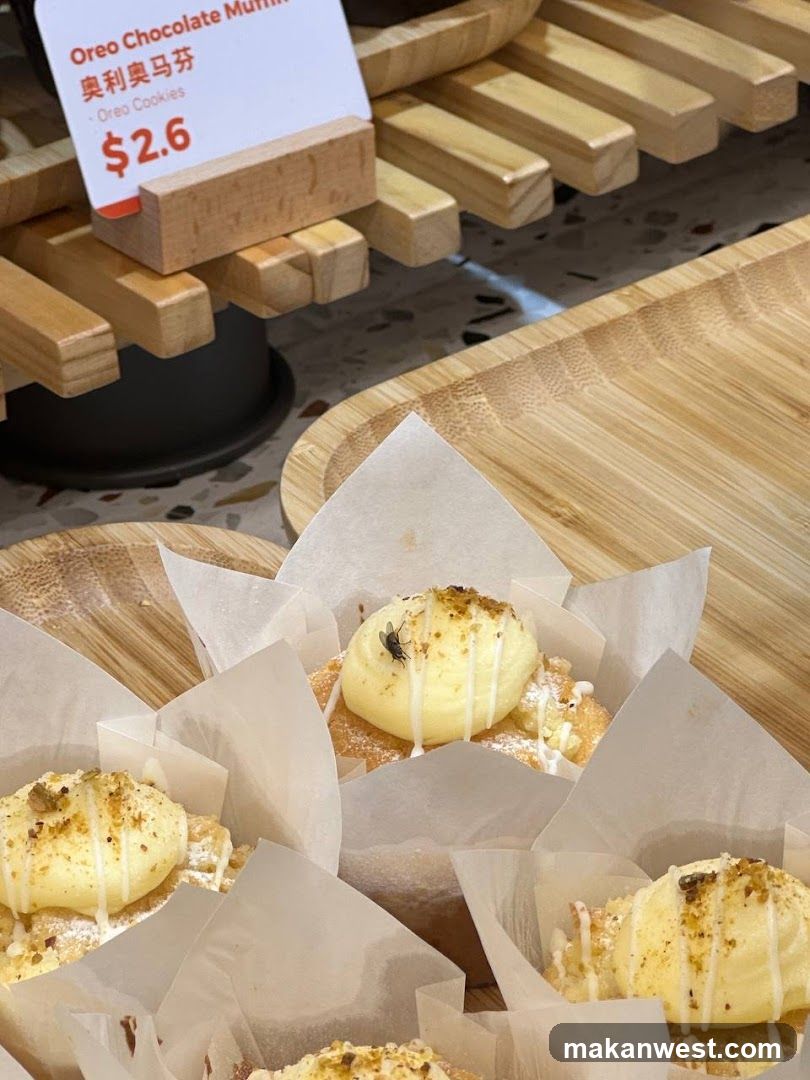 Oreo Chocolate Muffin Display