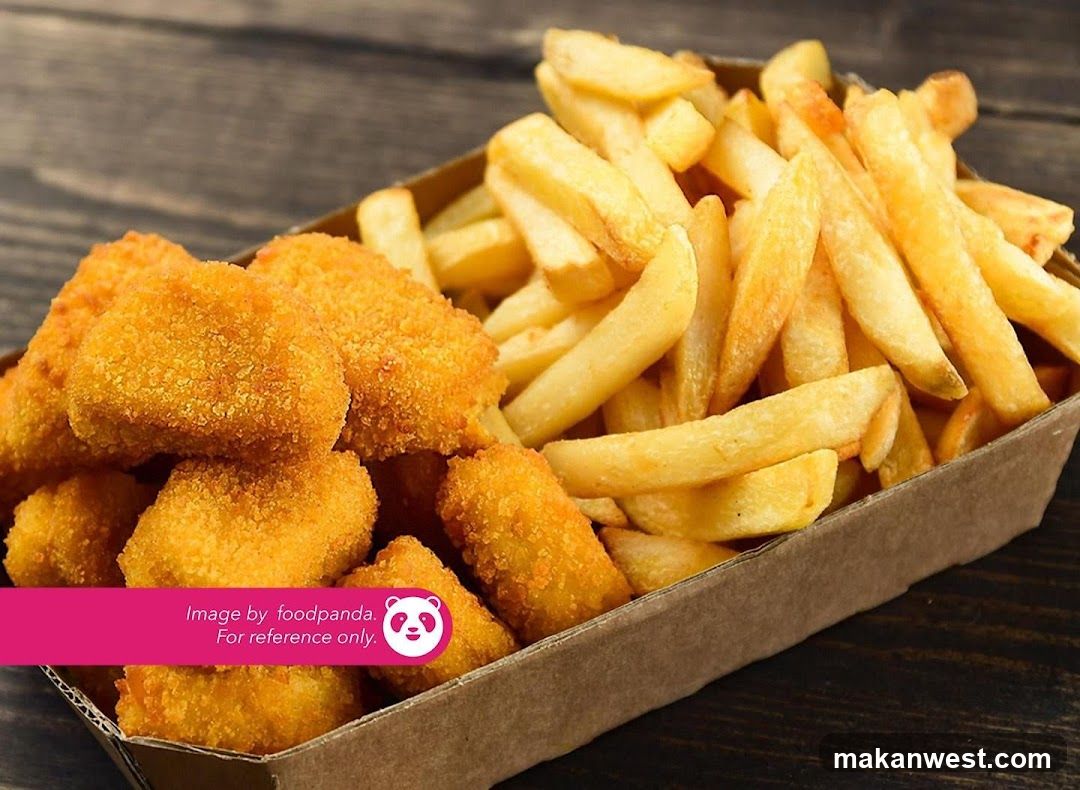Fried Chicken and Fries