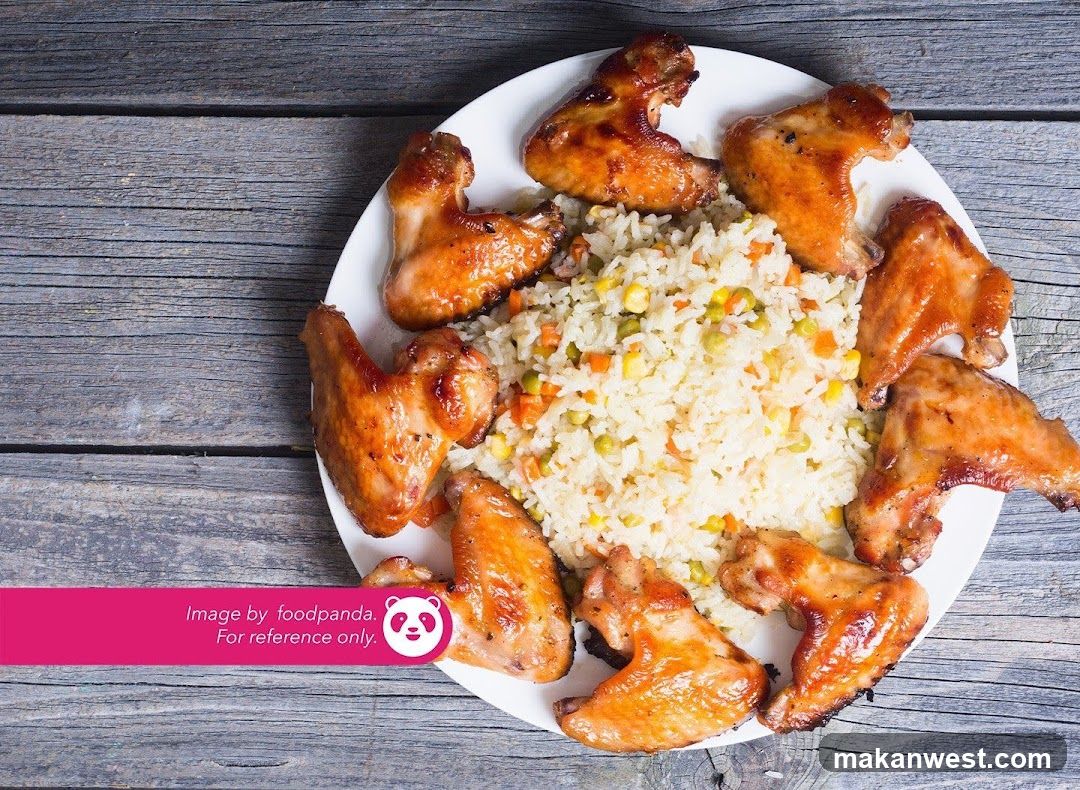 Chicken Wings with Rice