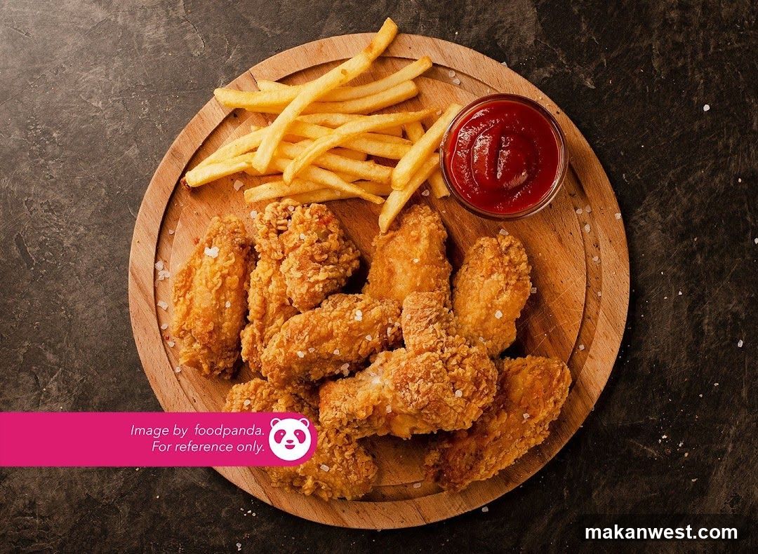 Fried Chicken and French Fries Platter