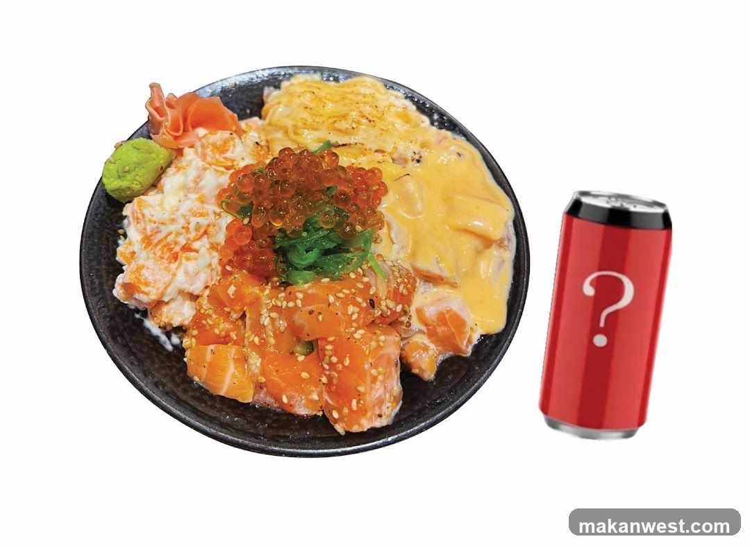 Sushi Bowl and Beverage