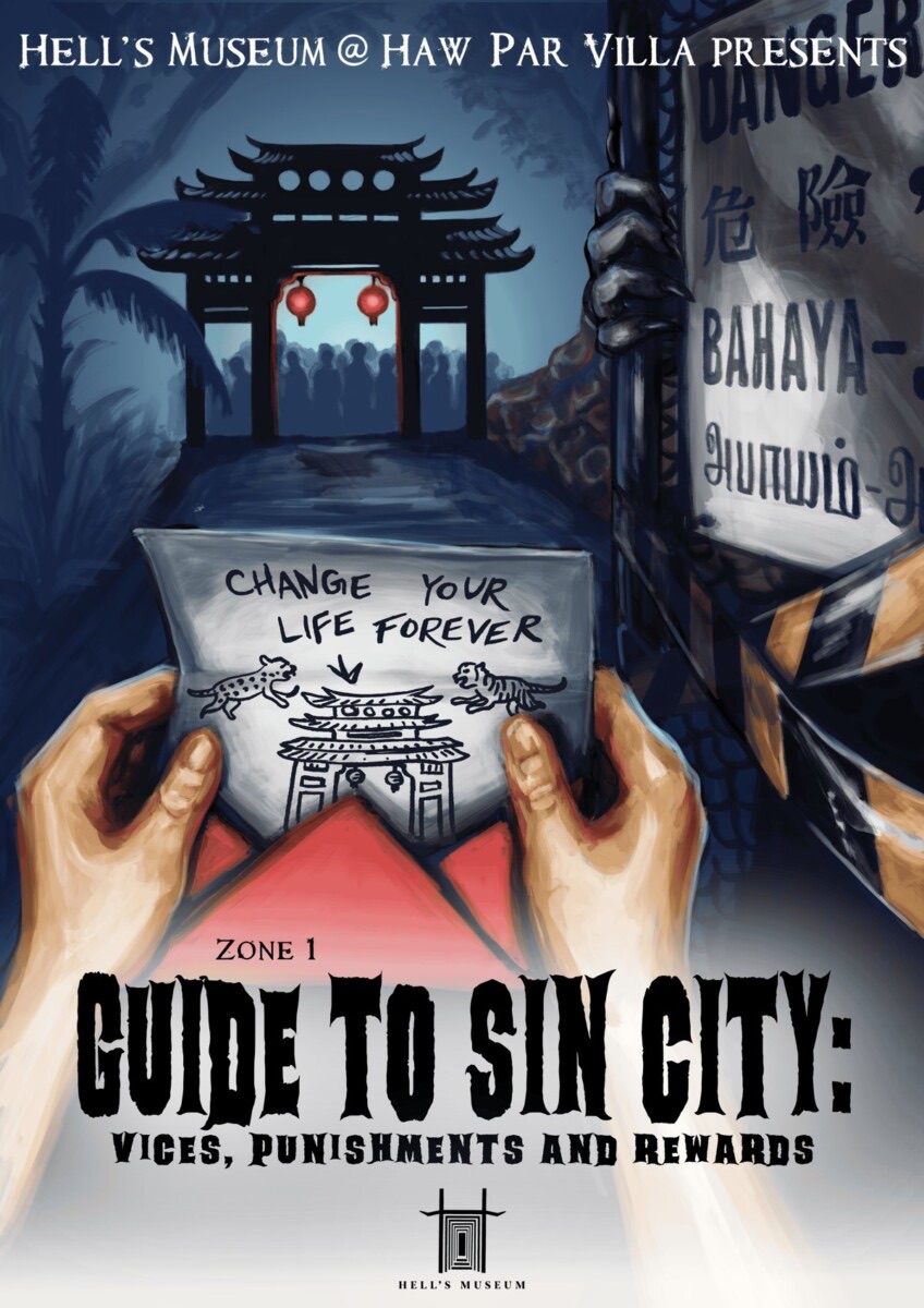 Haw Ror Villa 5 Zone 1 Guide to Sin City poster at Haw Par Villa